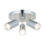 Opviq Candelabro de Metal Cromado con 3 Enchufes GU 10